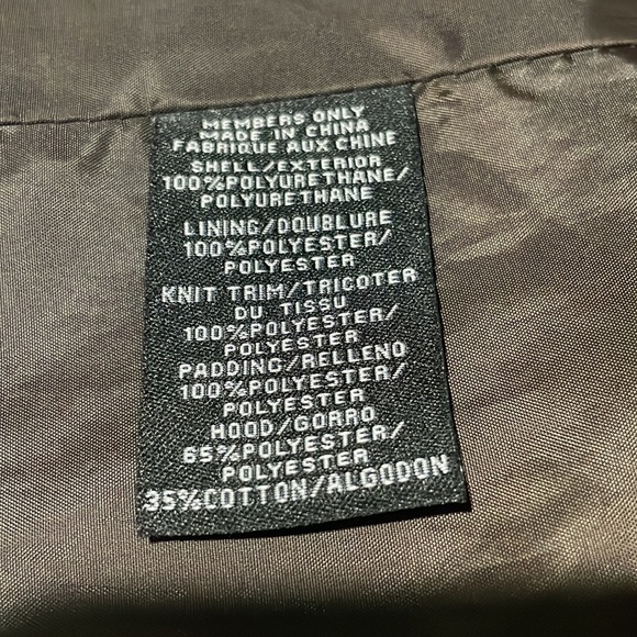 Members Only - Brown Faux Jacket. - Picture 4 of 7